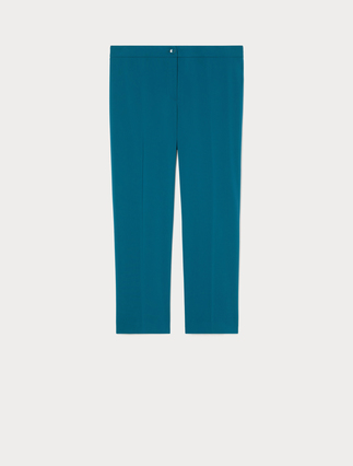 Slim-fit stretch cady trousers - Marina Rinaldi