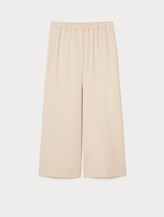 Pantaloni a palazzo in twill - ALBINO - Marina Rinaldi - 1