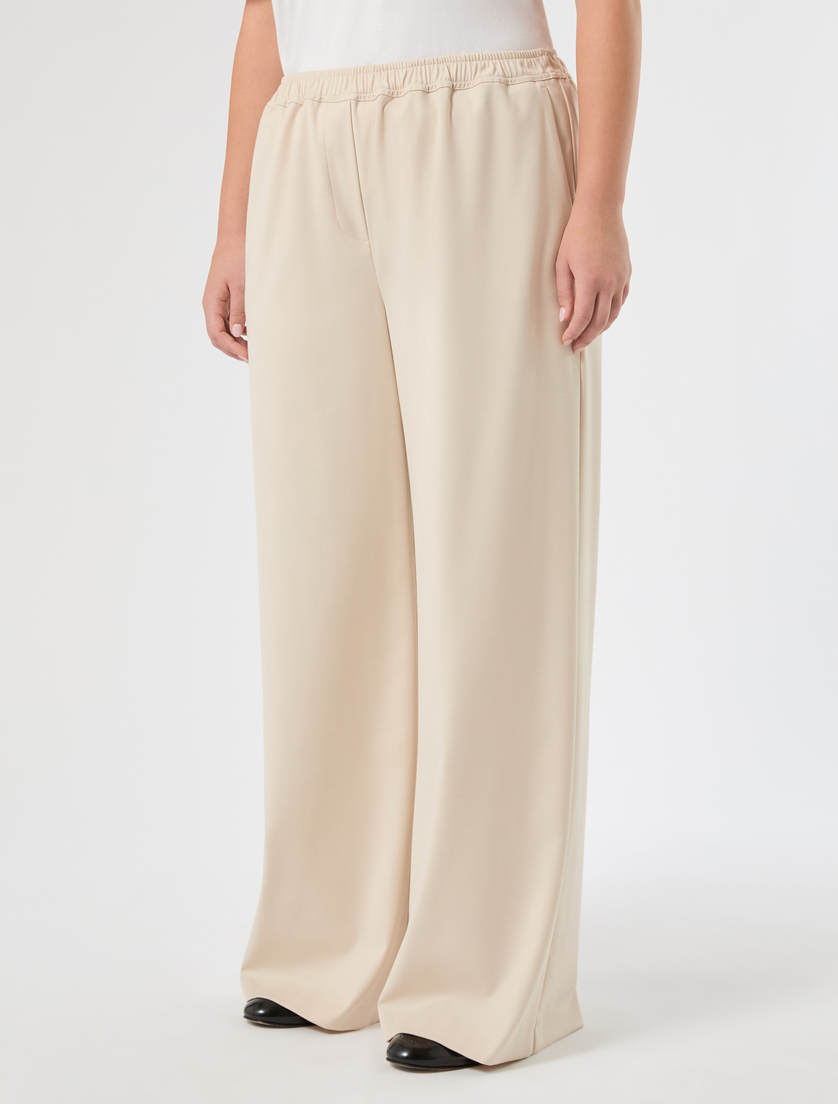 Pantaloni a palazzo in twill - ALBINO - Marina Rinaldi - 3