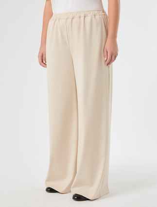 Pantaloni a palazzo in twill - ALBINO - Marina Rinaldi - 3
