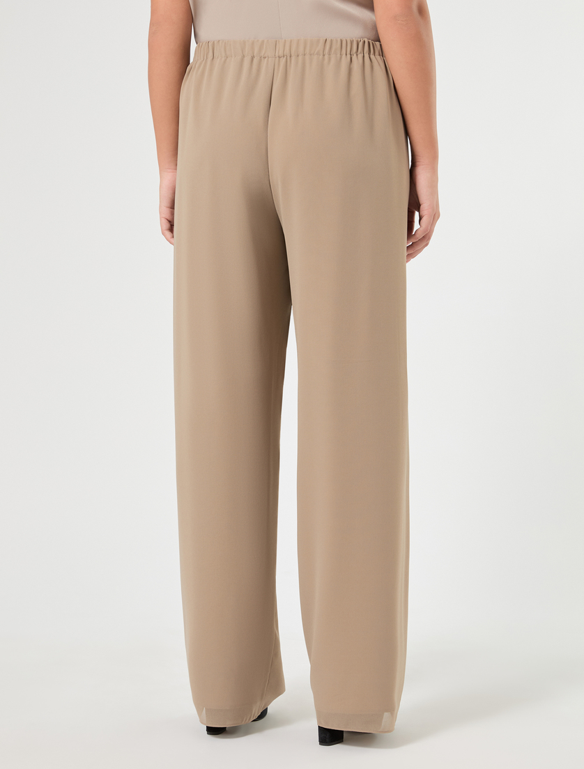 Georgette trousers - TURTLEDOVE - Marina Rinaldi - 4