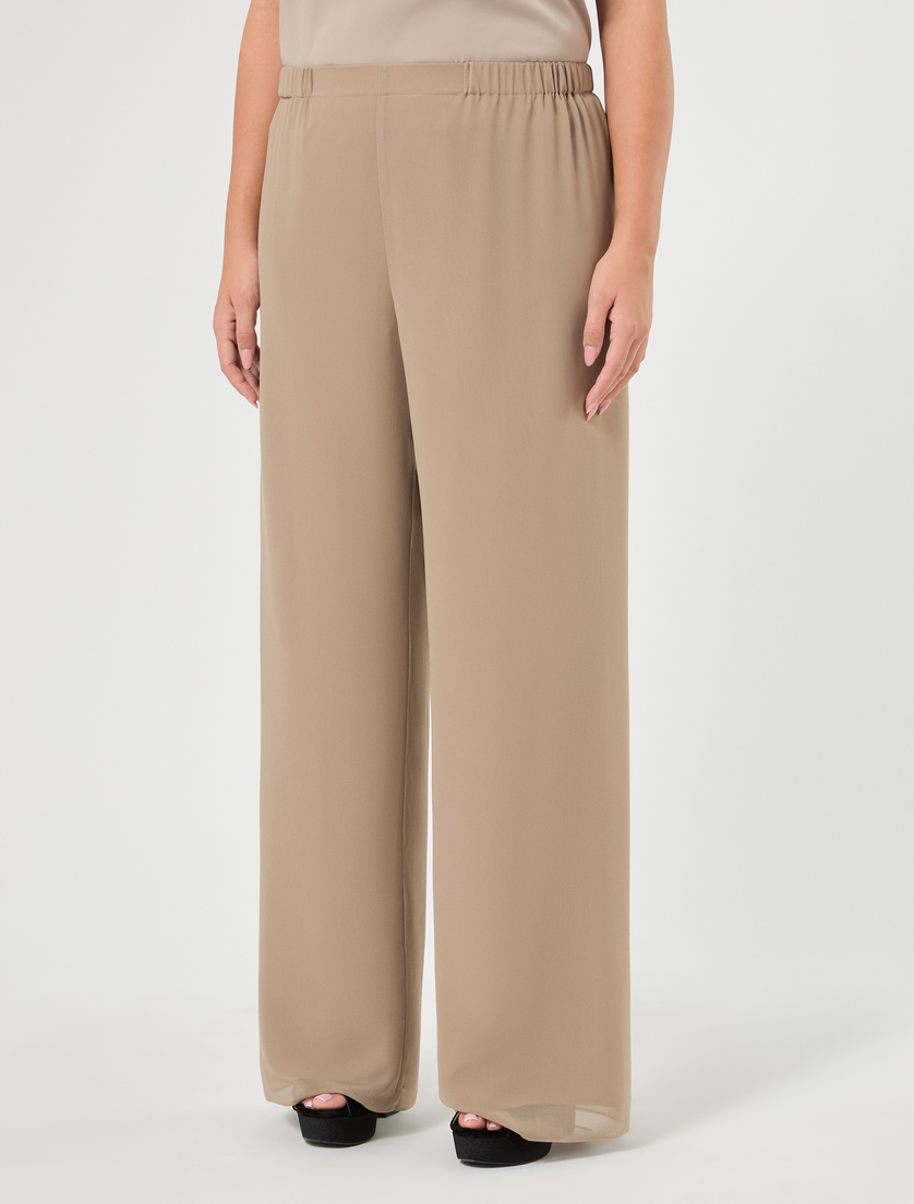 Georgette trousers - TURTLEDOVE - Marina Rinaldi - 3