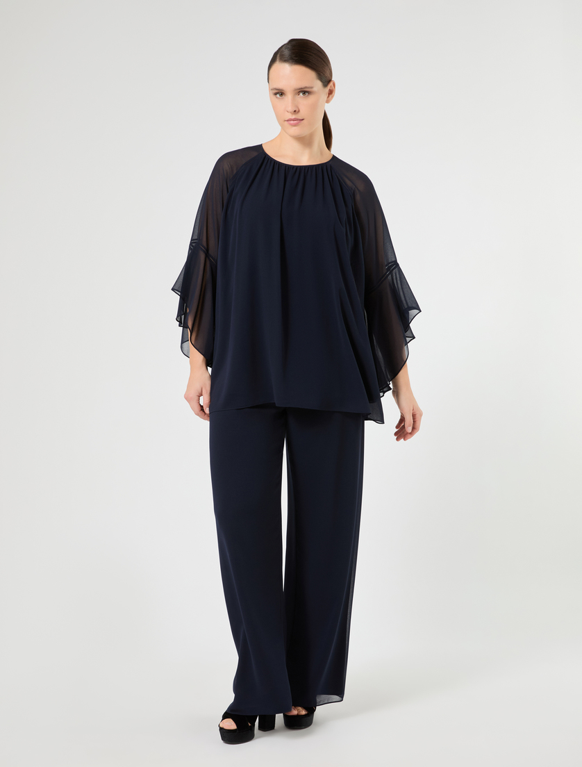 Georgette trousers - Marina Rinaldi