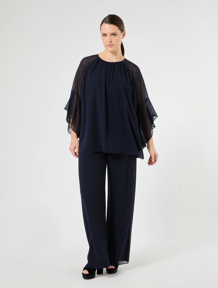 Georgette trousers - Marina Rinaldi