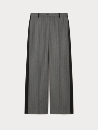 Pantaloni a palazzo in twill - Marina Rinaldi