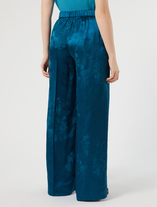 Jacquard palazzo trousers - OIL - Marina Rinaldi - 4