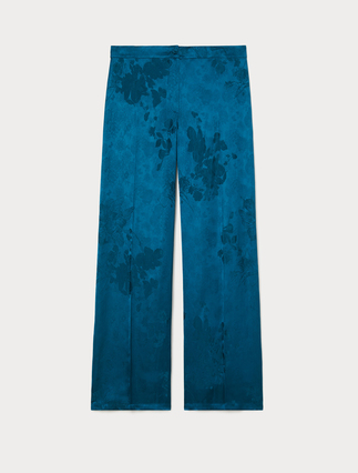 Jacquard palazzo trousers - Marina Rinaldi
