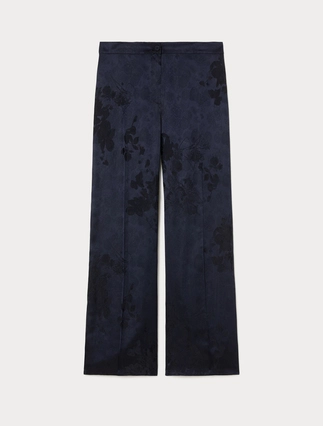 Jacquard palazzo trousers - Marina Rinaldi