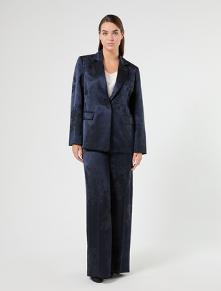 Jacquard palazzo trousers - Marina Rinaldi