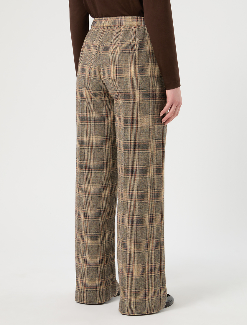Twill palazzo trousers - COCOA - Marina Rinaldi - 4
