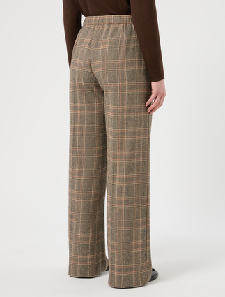 Twill palazzo trousers - COCOA - Marina Rinaldi - 4