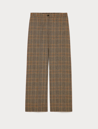 Pantaloni a palazzo in twill - Marina Rinaldi