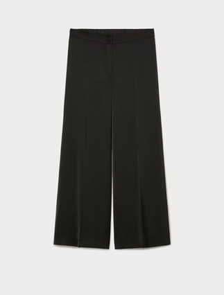 Satin wide-leg trousers - Marina Rinaldi