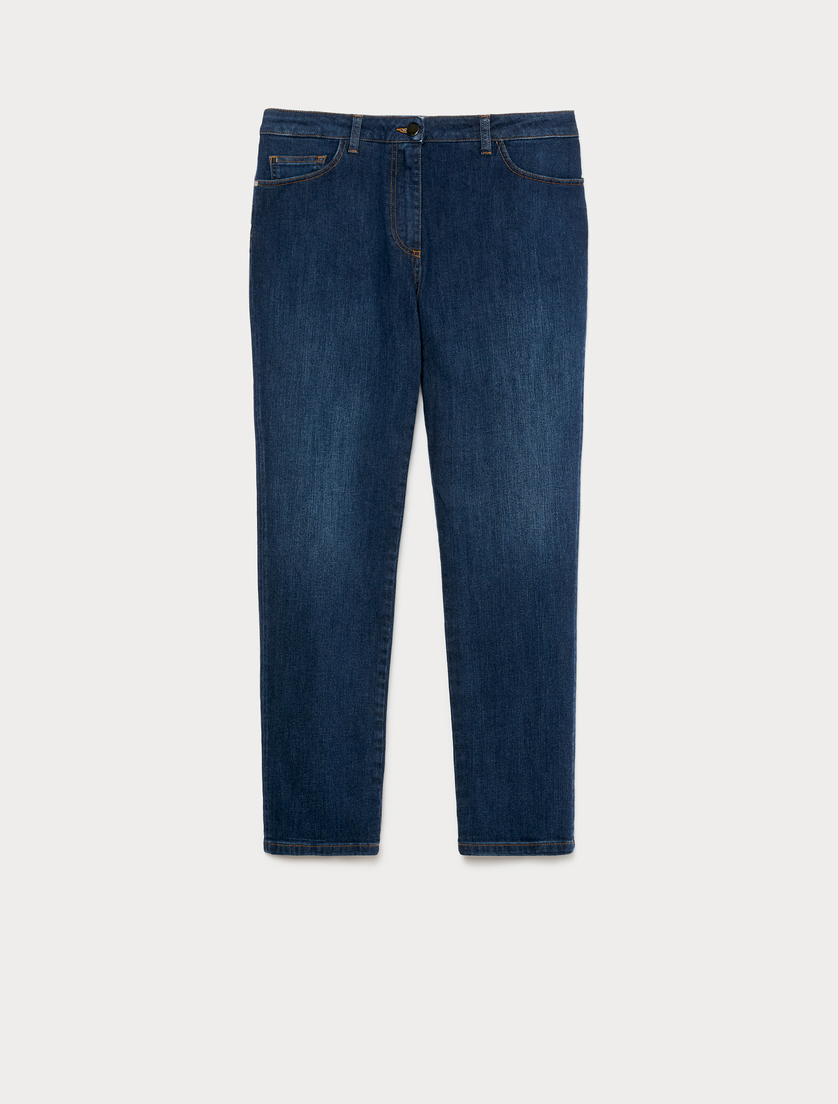 Perfect-fit stretch denim jeans - MIDNIGHTBLUE - Marina Rinaldi