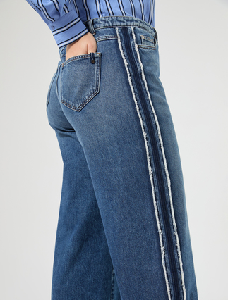 Tencel cotton denim jeans - ULTRAMARINE - Marina Rinaldi - 5