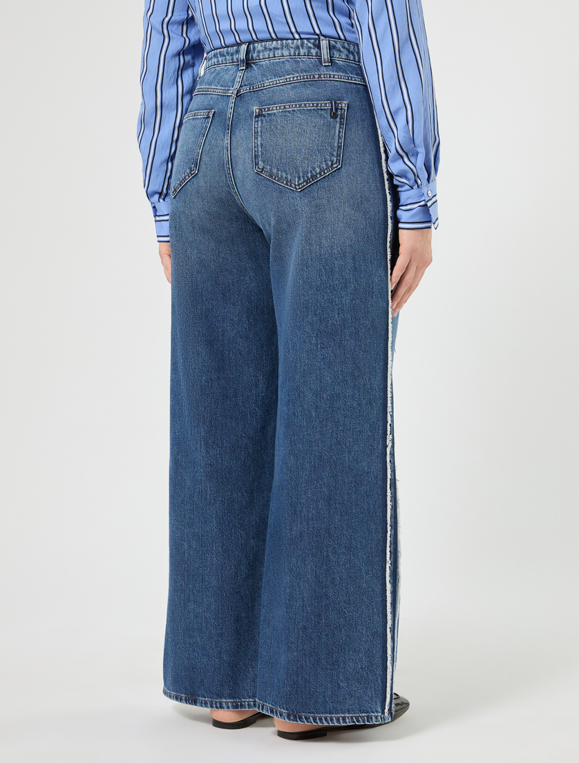 Tencel cotton denim jeans - ULTRAMARINE - Marina Rinaldi - 4
