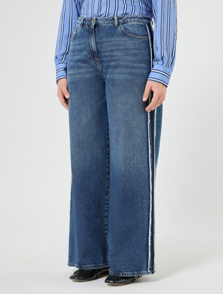 Tencel cotton denim jeans - ULTRAMARINE