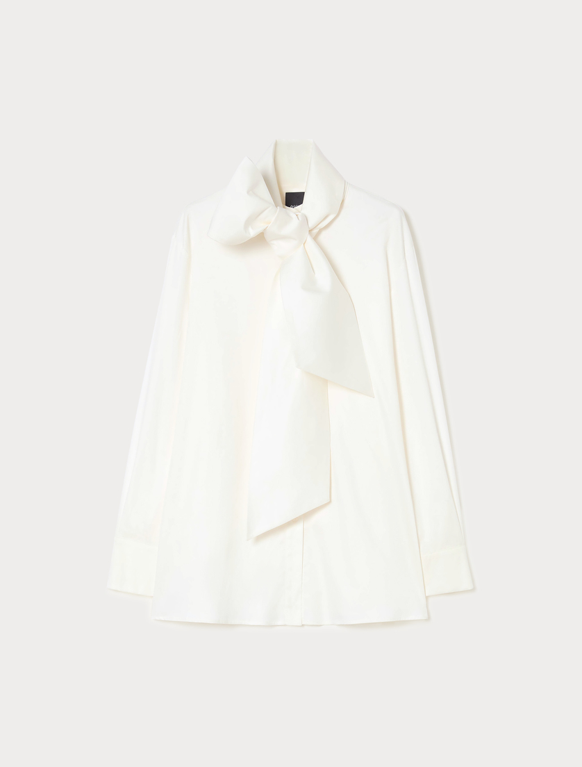 Satin shirt - WHITE - Marina Rinaldi