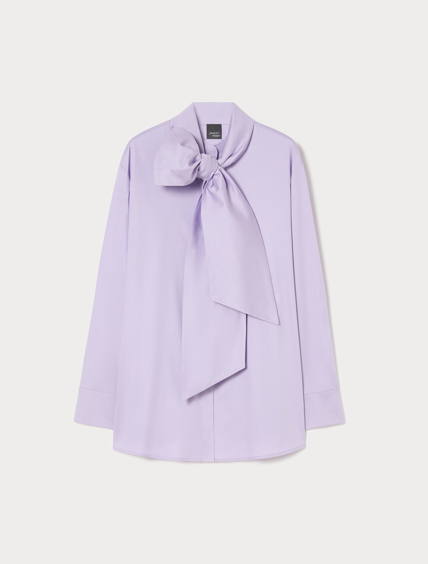 Satin shirt - LILAC - Marina Rinaldi