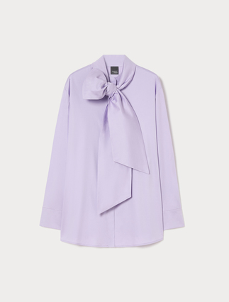 Satin shirt - LILAC - Marina Rinaldi - 1