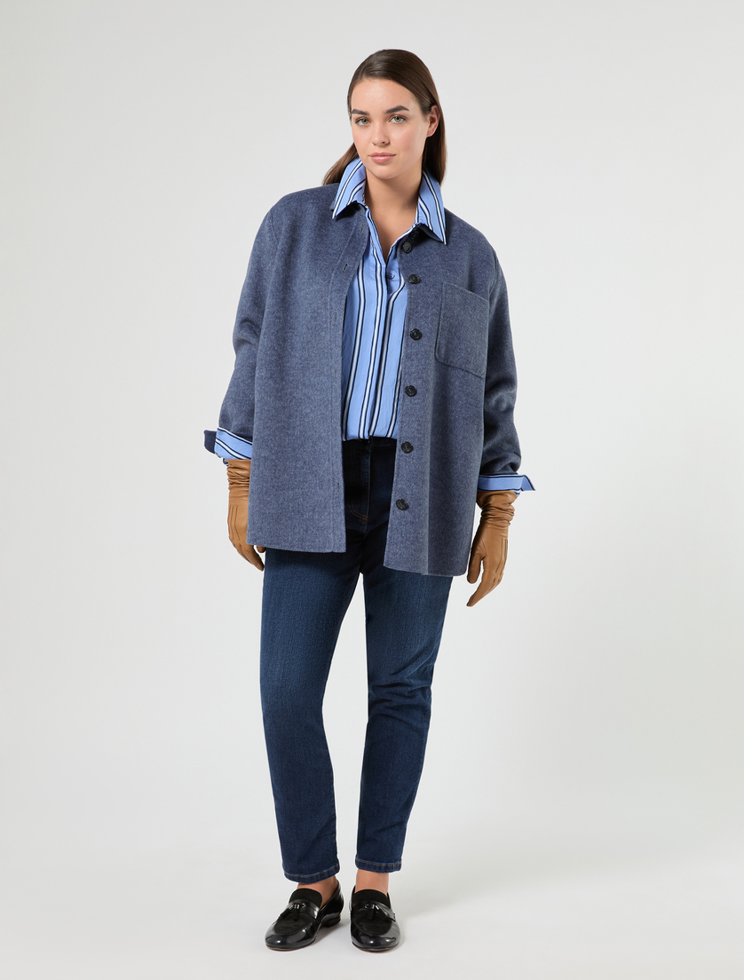 Yarn-dyed viscose shirt - Marina Rinaldi