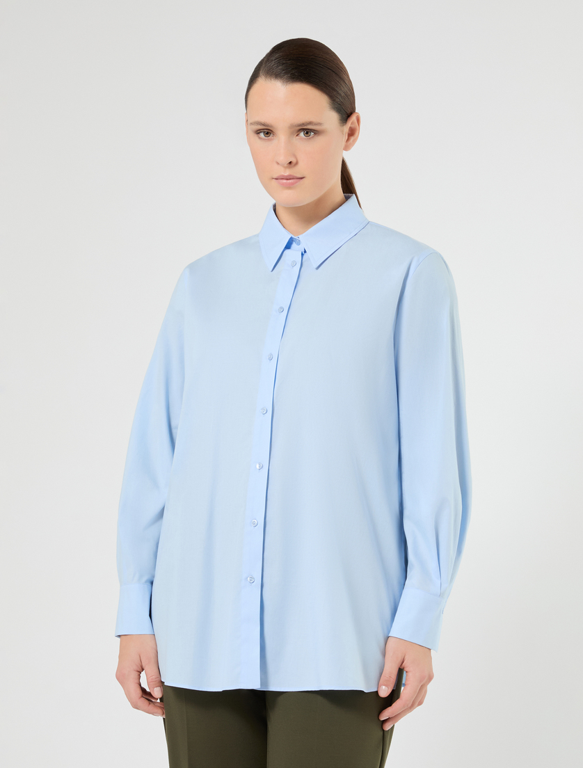 Cotton poplin shirt - AVIO - Marina Rinaldi - 3