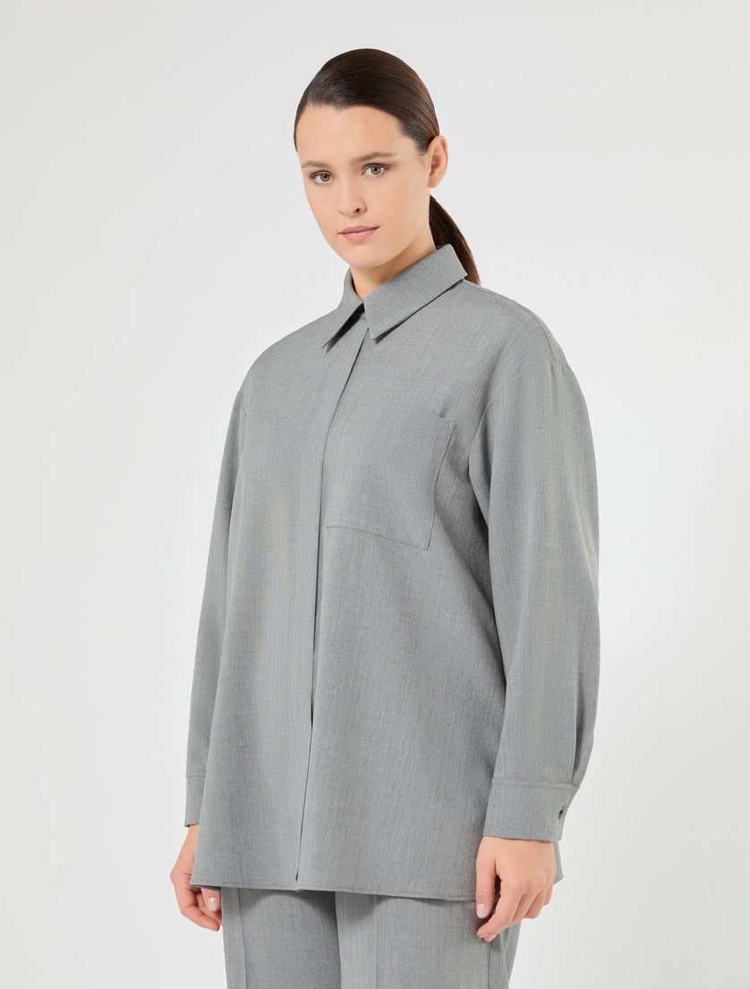 Camisola de esterilla jaspeada - GRIS MEDIO - Marina Rinaldi - 3