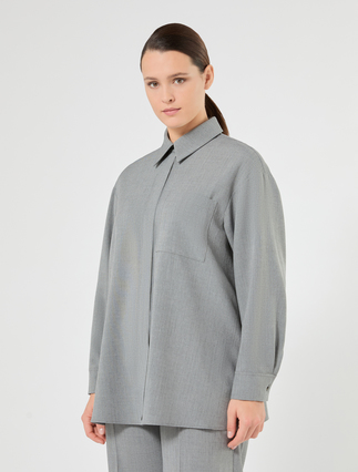 Camisola de esterilla jaspeada - GRIS MEDIO - Marina Rinaldi - 3