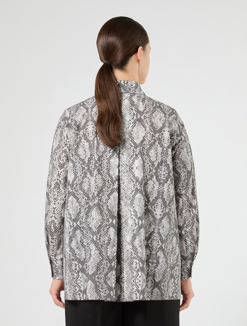 Printed cotton tunic - AVIO - Marina Rinaldi - 4