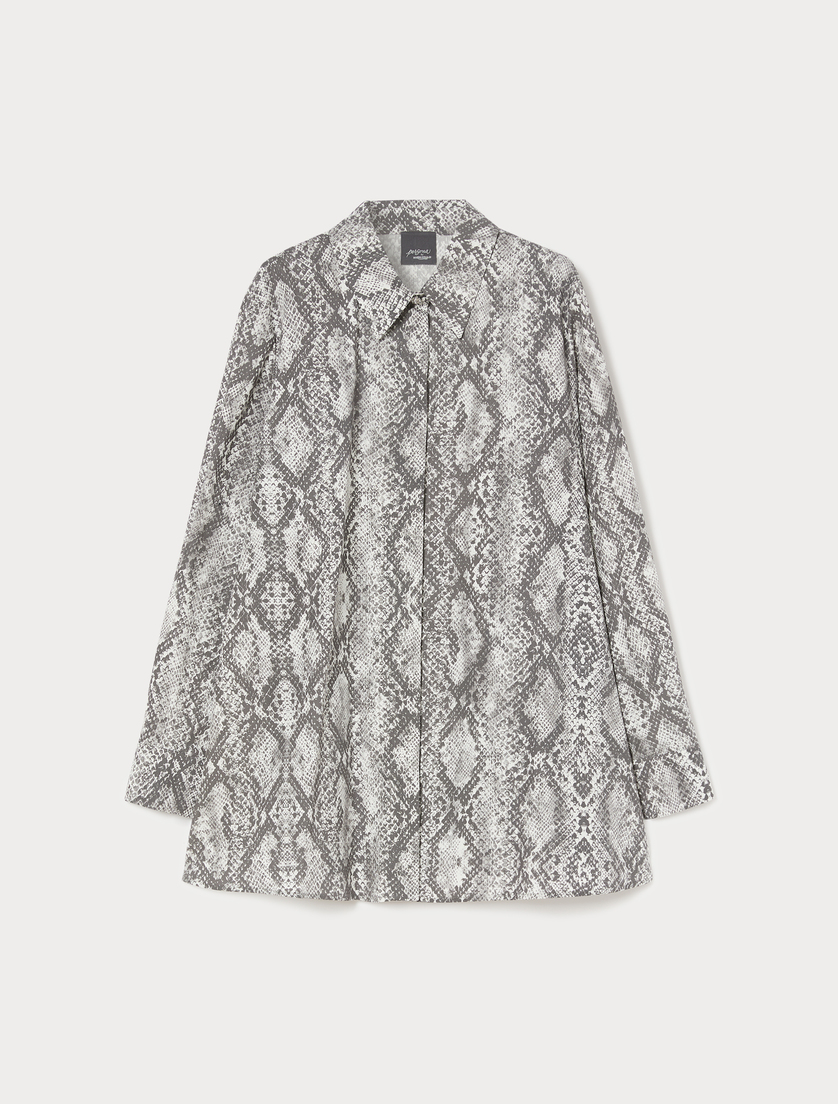 Printed cotton tunic - AVIO - Marina Rinaldi