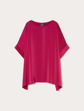 Satin poncho - Marina Rinaldi
