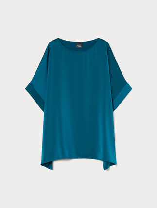 Satin poncho - Marina Rinaldi
