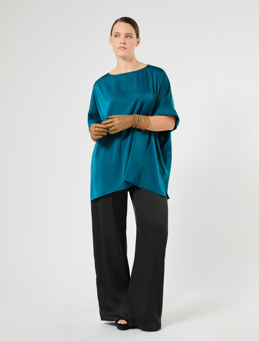 Satin poncho - Marina Rinaldi
