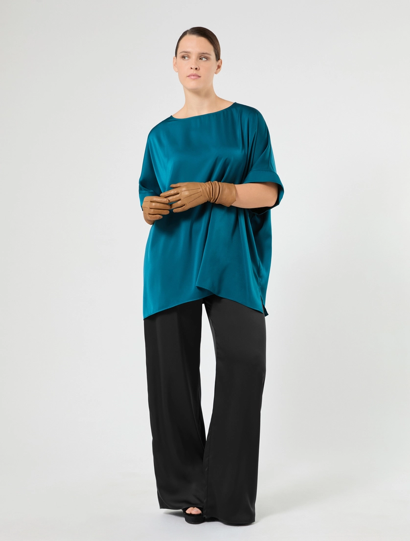 Satin poncho - Marina Rinaldi