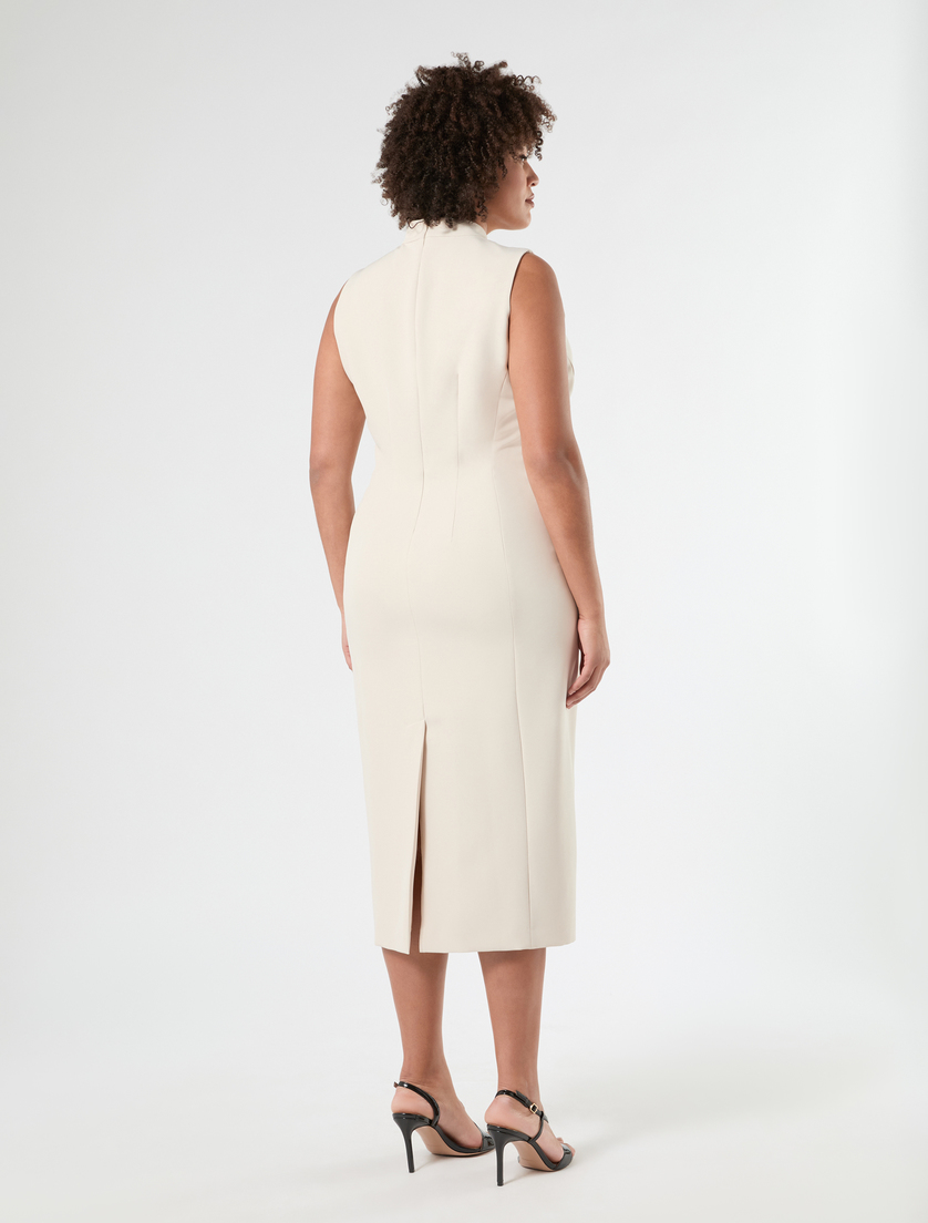 Abito in tessuto diagonale - ALBINO - Marina Rinaldi - 4