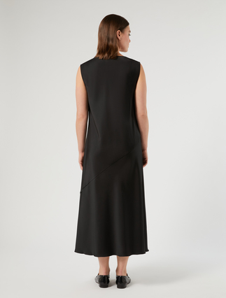 Satin dress - BLACK - Marina Rinaldi - 4