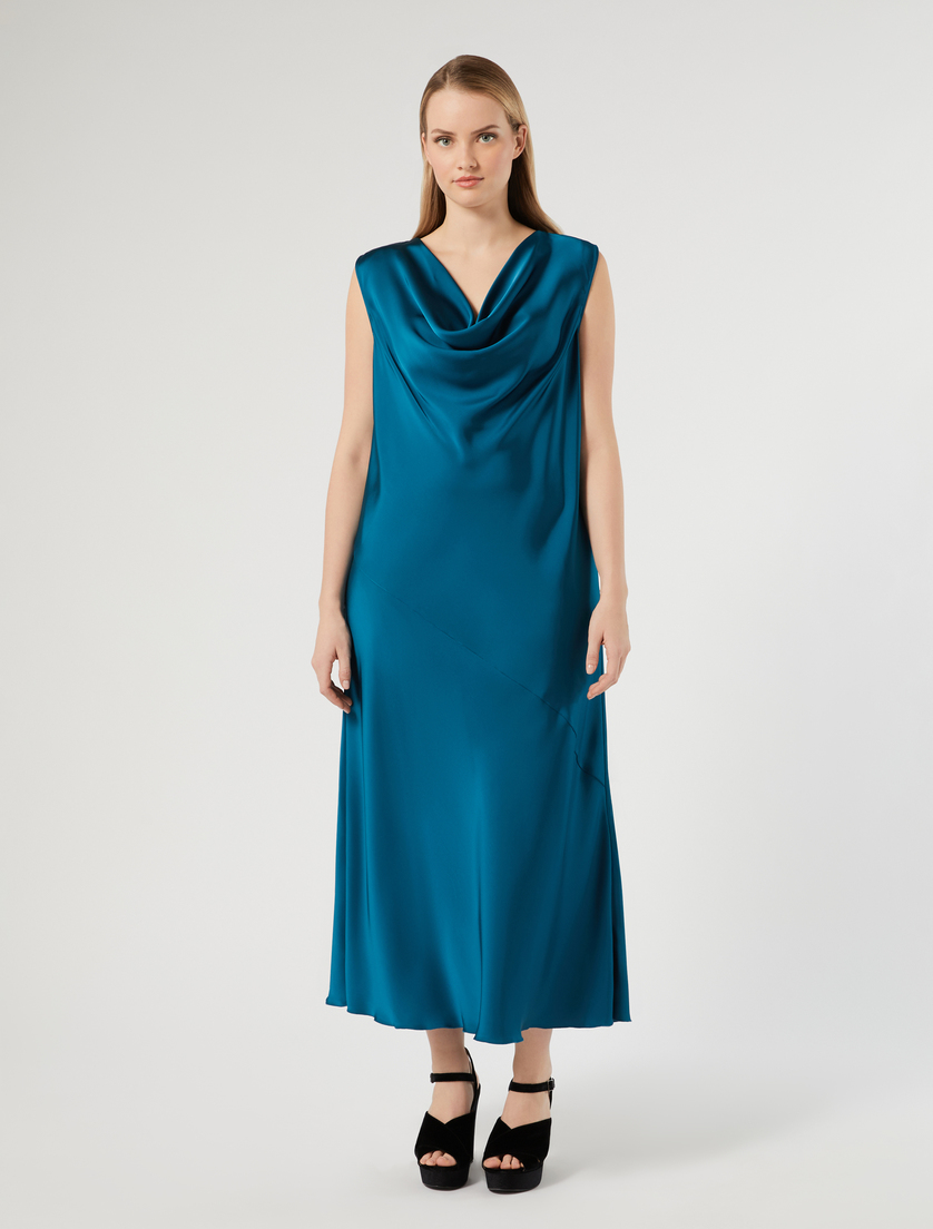Satin dress - OIL - Marina Rinaldi - 3
