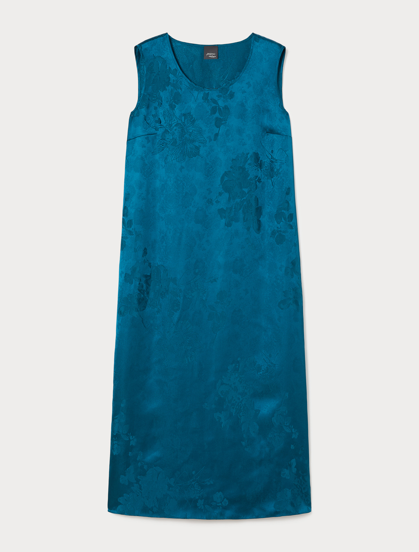 Long jacquard dress - OIL - Marina Rinaldi