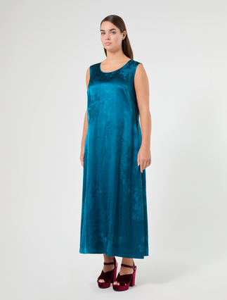 Long jacquard dress - OIL - Marina Rinaldi - 3