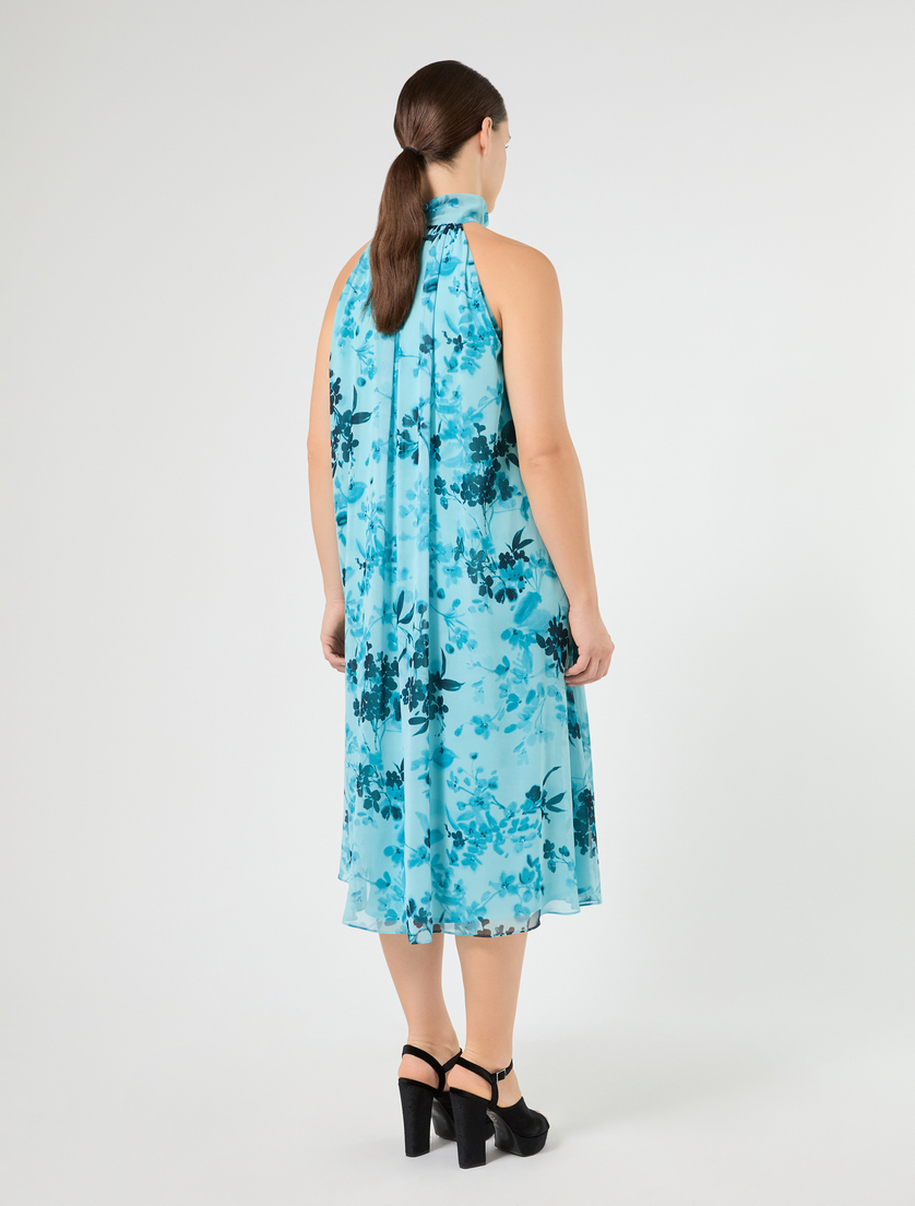 Georgette dress - WATER - Marina Rinaldi - 4