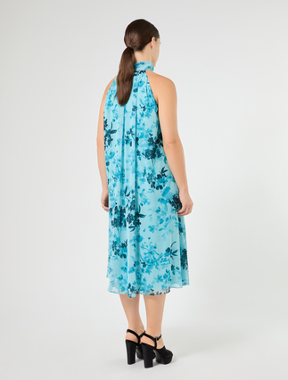 Georgette dress - WATER - Marina Rinaldi - 4