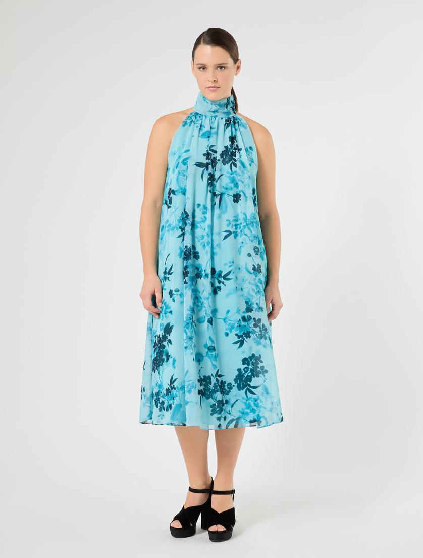 Georgette dress - WATER - Marina Rinaldi - 3