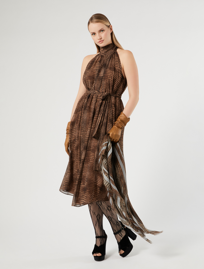 Kleid aus Georgette - Marina Rinaldi