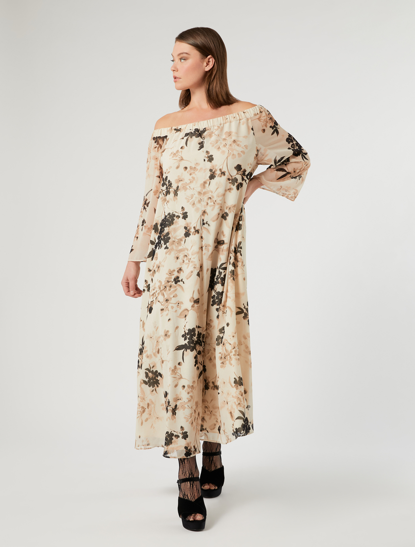 Kleid aus Georgette - Marina Rinaldi