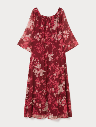 Kleid aus Georgette - Marina Rinaldi