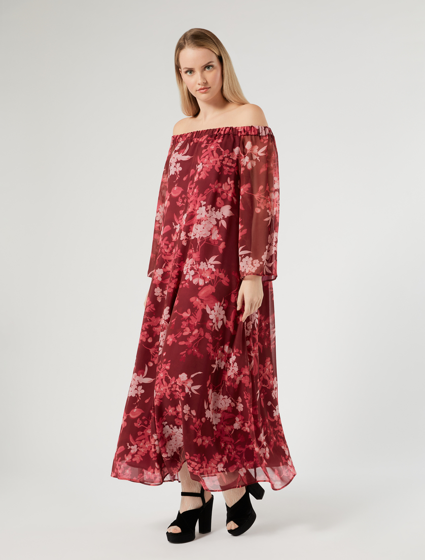 Kleid aus Georgette - Marina Rinaldi