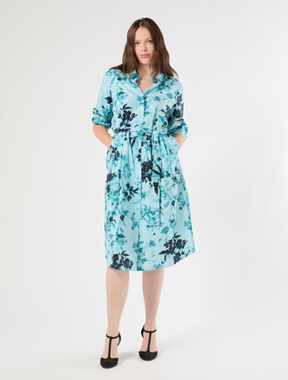 Cotton shirt dress - Marina Rinaldi