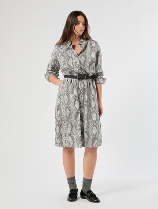 Cotton shirt dress - Marina Rinaldi