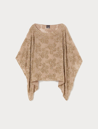 Chiffon poncho - Marina Rinaldi