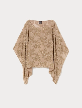 Chiffon poncho - Marina Rinaldi